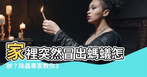 突然有螞蟻|家裡突然冒出很多小螞蟻怎麼辦？滅蟲專家教3招徹底消滅，1個便。